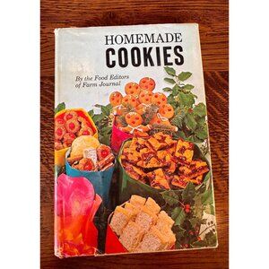 Homemade Cookies By The Food Editors Of Farm Journal First Edition 1971 Vintage